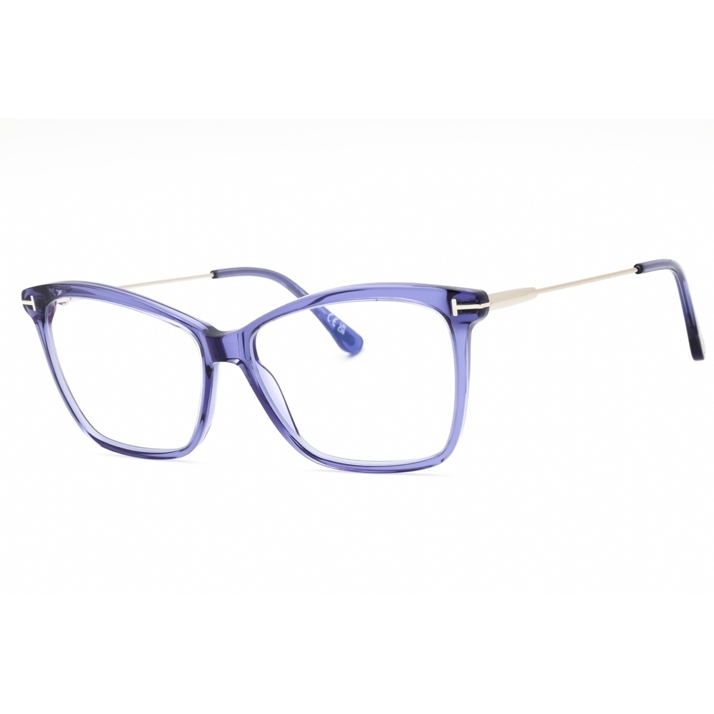 NWT Tom Ford FT5687-B Transparent Purple Cat Eye 56mm Eyeglasses
